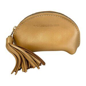 Portland Leather Goods AP Champagne Taco Tassel Pouch - Brand New